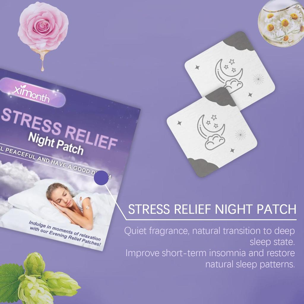 Ximonth Nighttime Sleep Patch Lavender Fragrance Effectively relieves stress and tension 28pcs