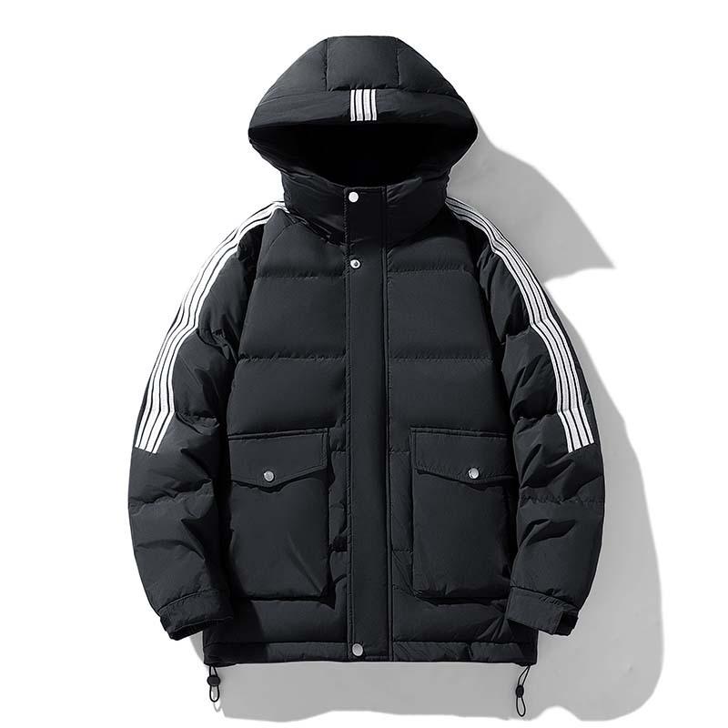 Hooded Down Jacket Men's New Winter Outdoor Thickened Cold and Warm Bread Clothes Trendy Versatile Loose Coat