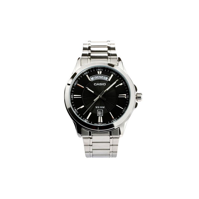 

Casio STANDARD Series Waterproof Stainless Steel Business Quartz Movement Stainless Steel Strap Japanese and Korean Watch Men s Watch MTP-1381D-1A чёрный