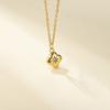 Four Leaf Clover Zircon Pendant Necklace for Women Dainty Tiny Clover Choker Chain Waterproof Lucky Flower Jewelry Gifts
