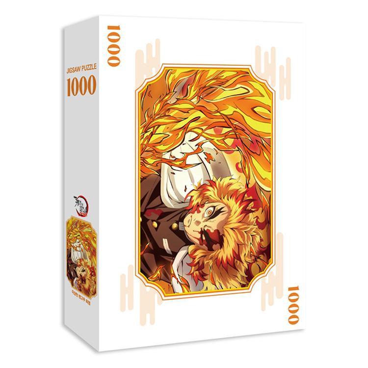 1000dílné puzzle - Demon Slayer Blade Rengoku Flame, oblíbené korejské puzzle