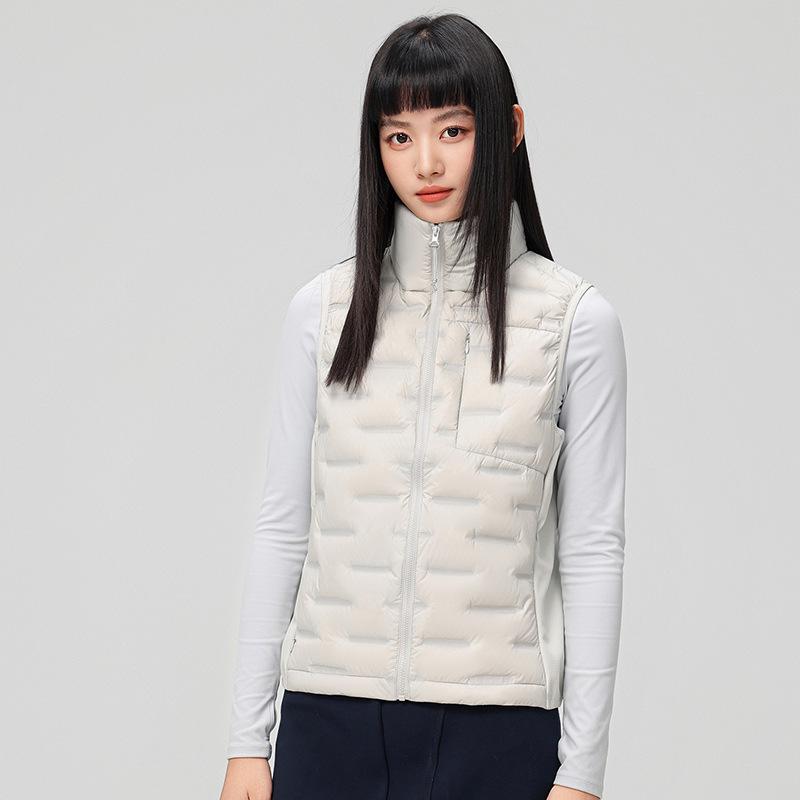 Unisex High-End Lightweight Down Vest, Outdoor Sports, 90% White Duck Down Jacket.