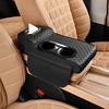 5-in-1 Car Organizer: Cup Holder, Storage & Tissue Box. Universal Fit, Non-Slip Grip. Sleek & Durable. Perfect for Travel!