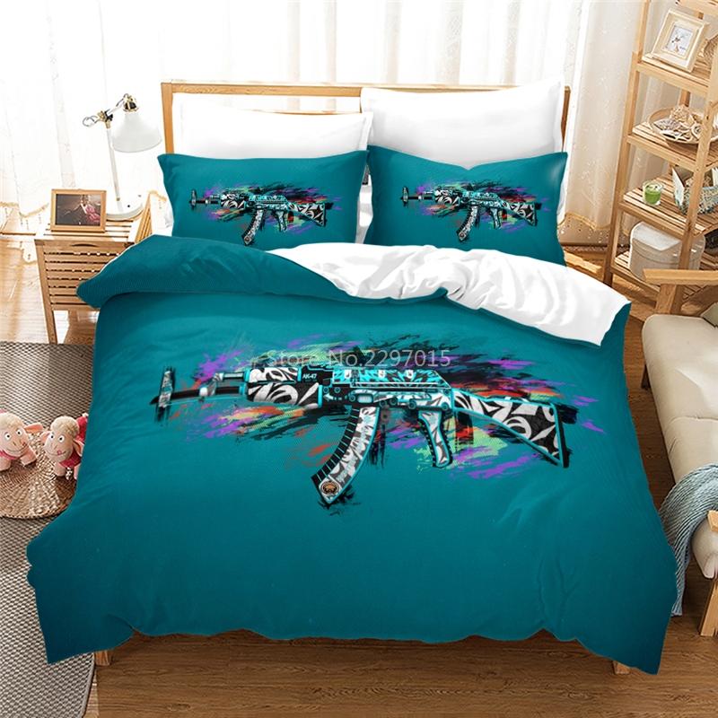 3D Neon Rider Drives Sport Cars Pattern Bedding Set Duvet Cover Pillowcase Single Double Twin Full Queen King for Bedroom Decor