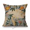 Uk Artist Walter Crane Peacock Swan Design Pattern Birds Home Decoration Sofa Throw Pillow Case Cotton Linen Cushion Cover Case