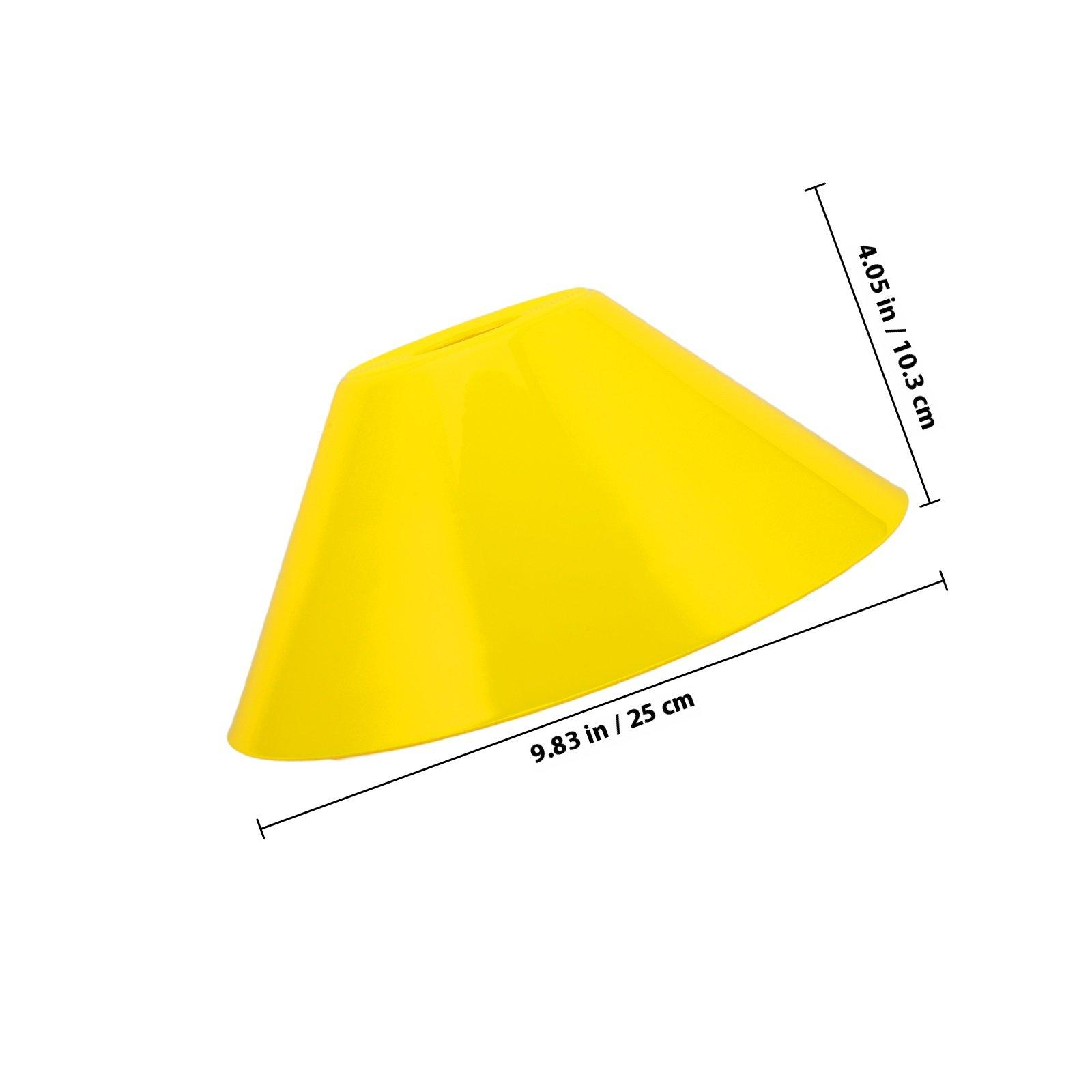 

Acrylic Modern Decorative Lamp Shade Ceiling Mount for Desk Lamps Pendant Light Replacement E27 Lighting Accessory жовтий