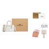 Coach City 15 Removable Shoulder Strap Tote Bag Women Tote White CW032-IMXU5