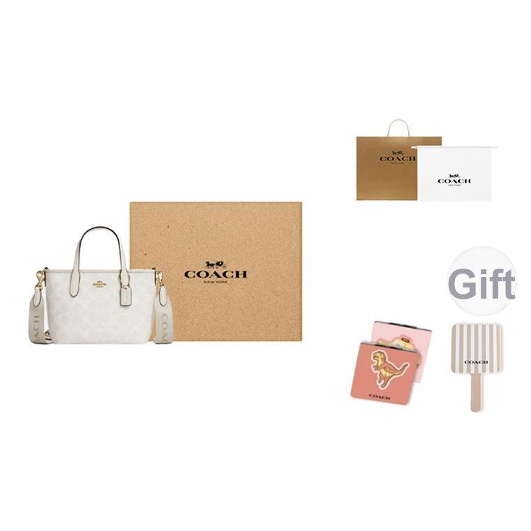 Coach City 15 Removable Shoulder Strap Tote Bag Women Tote White CW032-IMXU5
