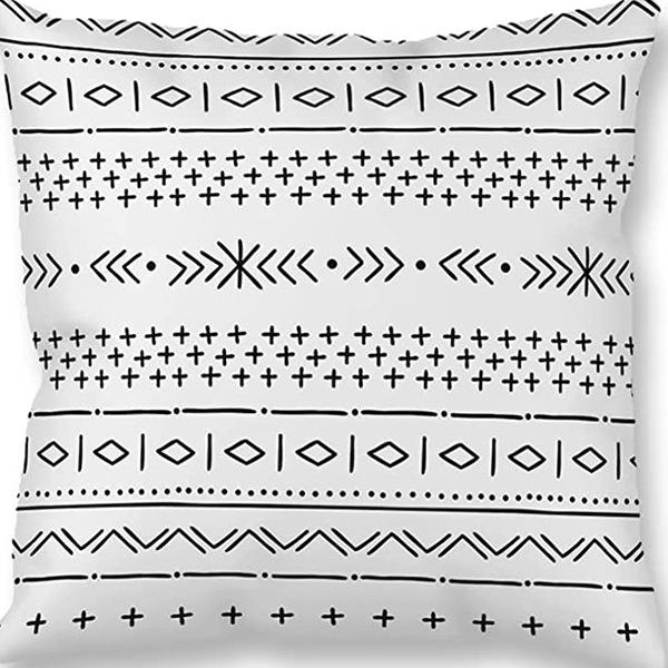 New Morandi Simple Abstract Style Pillow Linen Print Pillow Case Decorative Home Pillow Case