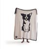 Puppy Pattern Knitted Blanket for Beds, Cute Dog Sofa Cover, Home Decor, Bed End Towel, Luxury Throw Blanket, Shawl Travel, Car