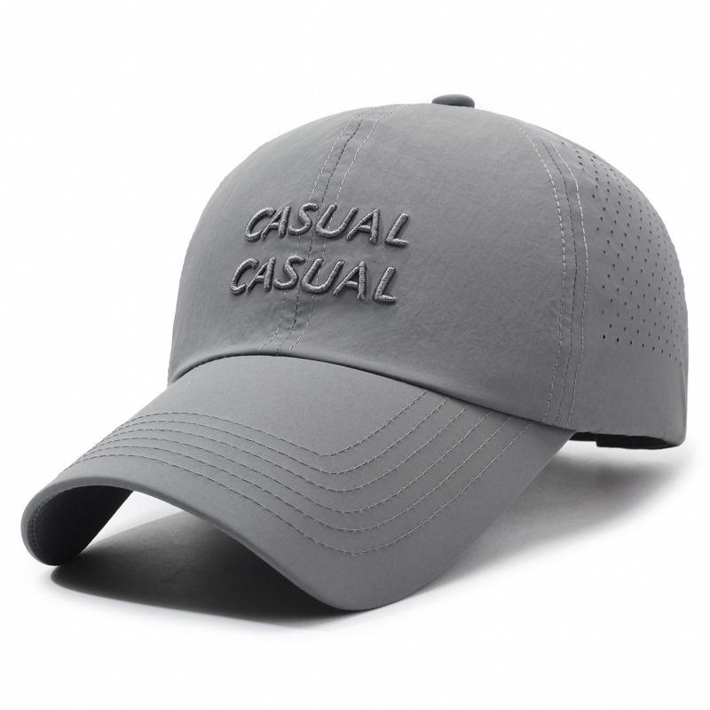Spring Summer Quick-Drying Sunshade Baseball Cap Letters for Men Women Outdoor Sports Breathable Sunscreen Cap