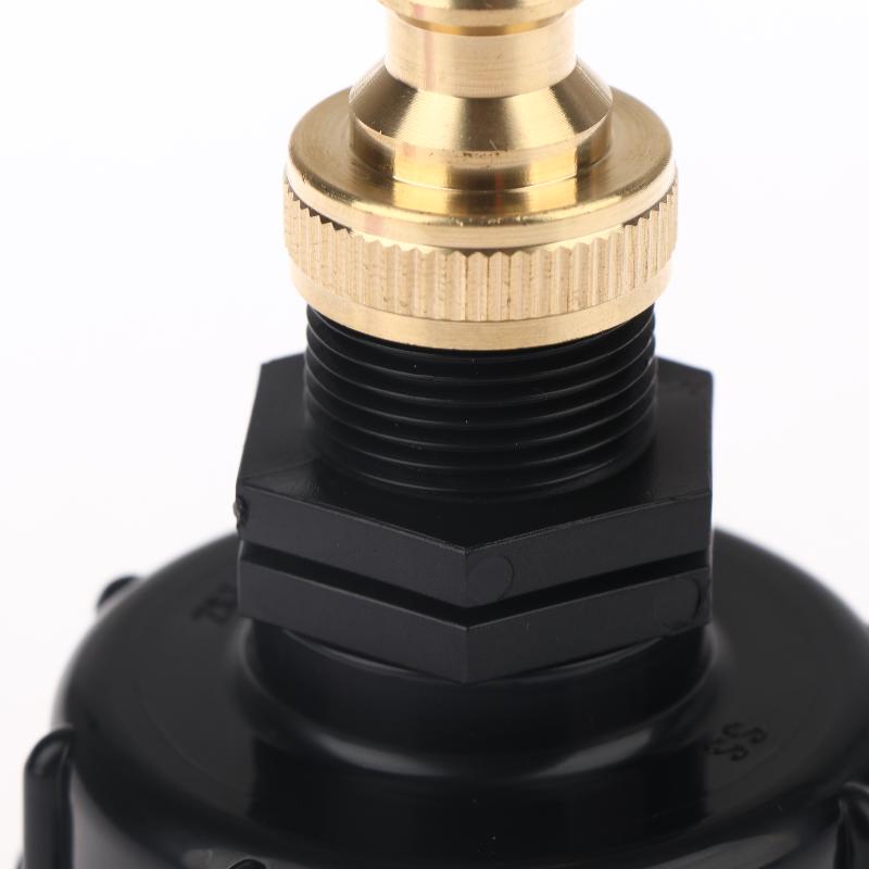 IBC Tank Valve Adapter 1 Set 1 2 3 4 Inch Water Hose Connector 60mm Coarse Thread for Agriculture Use Heavy Duty