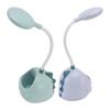 Small Desk Light with Pen Holder Comfortable Decorative Practical No Noise LED USB Small Table Lamp