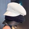 Korean-Style Fashion Beret for Women - Elegant Autumn/Winter 2025 Painter's Hat, Versatile Newsboy Cap, Slimming and Chic Design