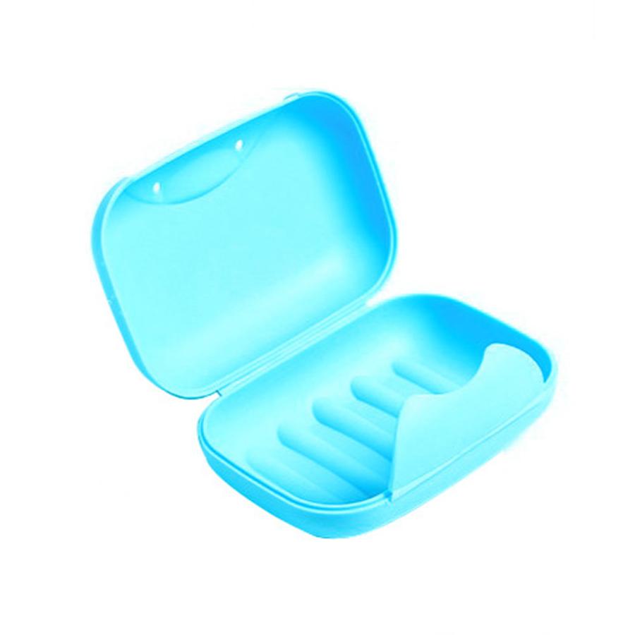 Portable Travel Soap Box with Lid, Large Size Plastic Soap Case for Travel
