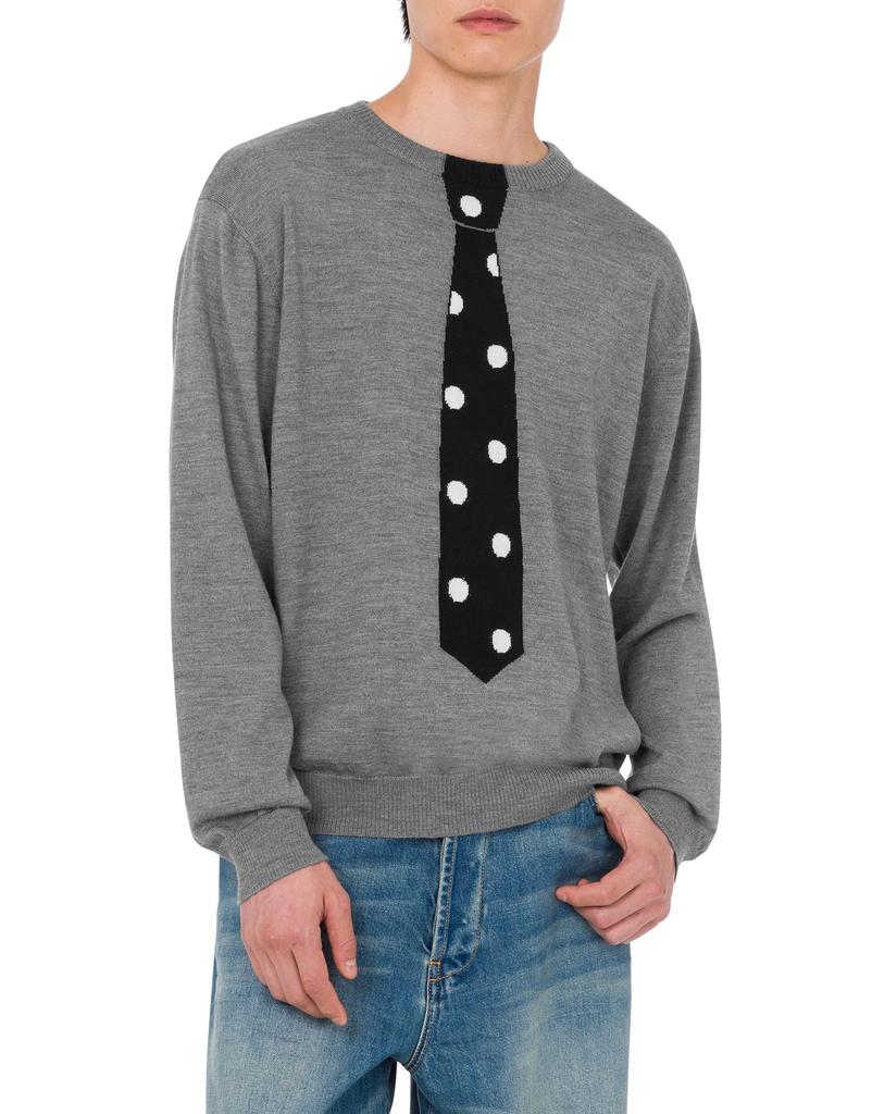 MOSCHINO Tie Merino Wool Knit