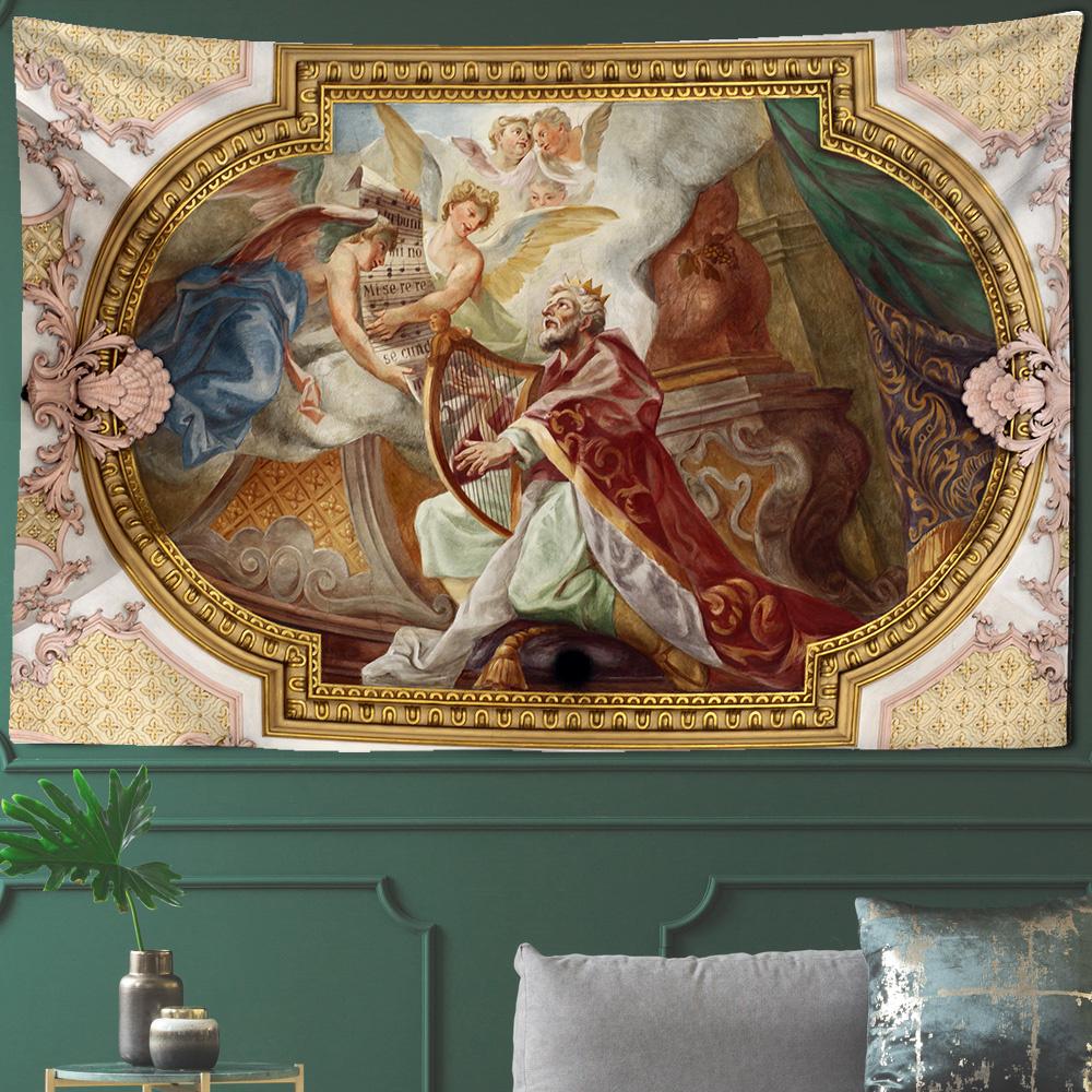 Christ Jesus Classical Tapestry God  Church Mural  Wall  Dormitory Bedroom Living Room Decoration