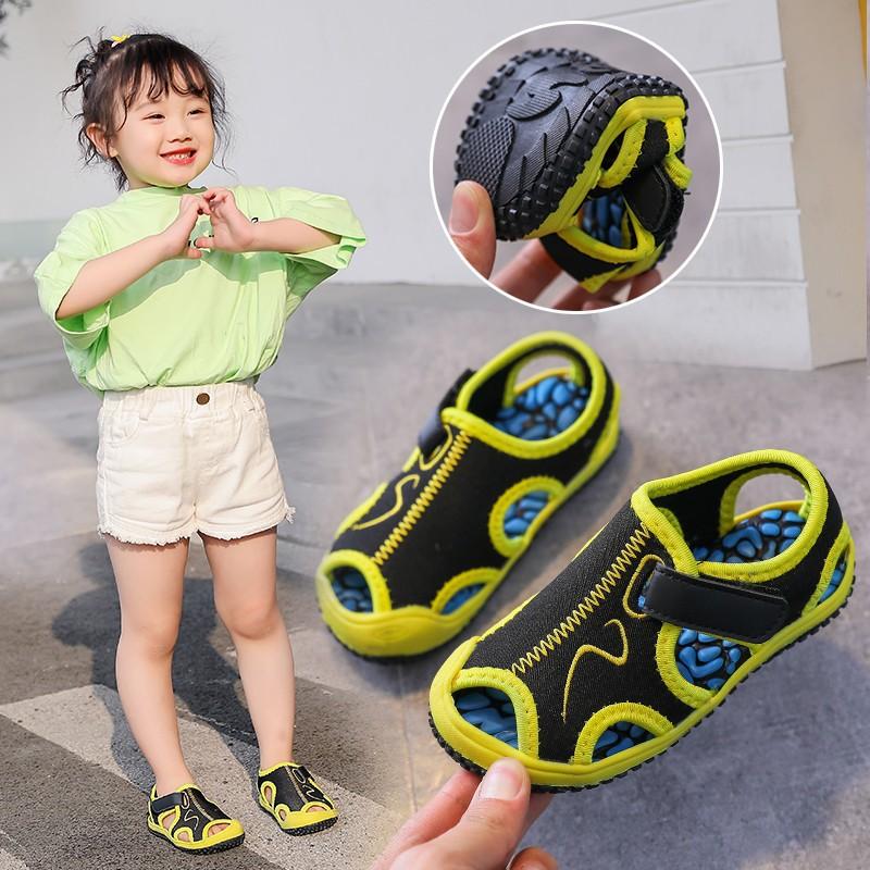Girls'Sandals New Boy Beach Sandals Fashion Girls' Flat Shoe Lightweight Girl Shoes Anti slip Boys' Shoes Comfort kids Sandals
