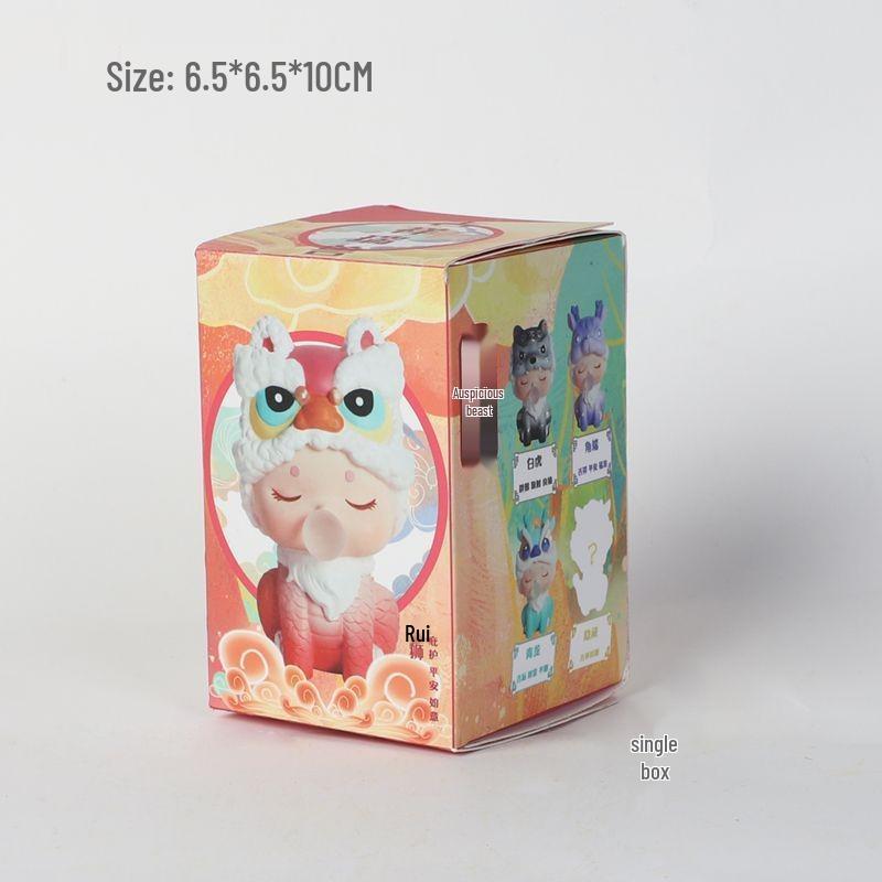 

Сплав Благоприятный Зверь Смола: Красочные, гальванизированные настольные украшения для богатства и процветания Single Box