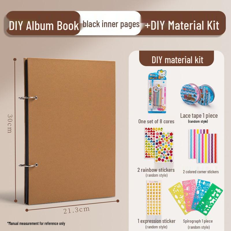 Acrylic Creative Photo Album & Planner: Loose-Leaf Book, Gift for Birthday, Graduation, Memorial, Collage, and Artwork.