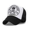 Alphabet Embroidered Mesh Cap With Sun Protection For Summer Casual Wear