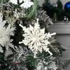 Port Christmas White Snowflake Ornaments – Garland & Hanging Decorations for Windows, Trees, and Parties