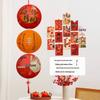 Mid-Autumn Festival Luminous Lantern String: Chinese-Style Decorative Hanging Lanterns for Festive Atmosphere