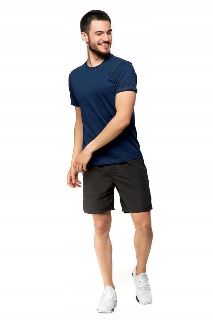 T-Shirt Men's Cotton Short Sleeve M Navy