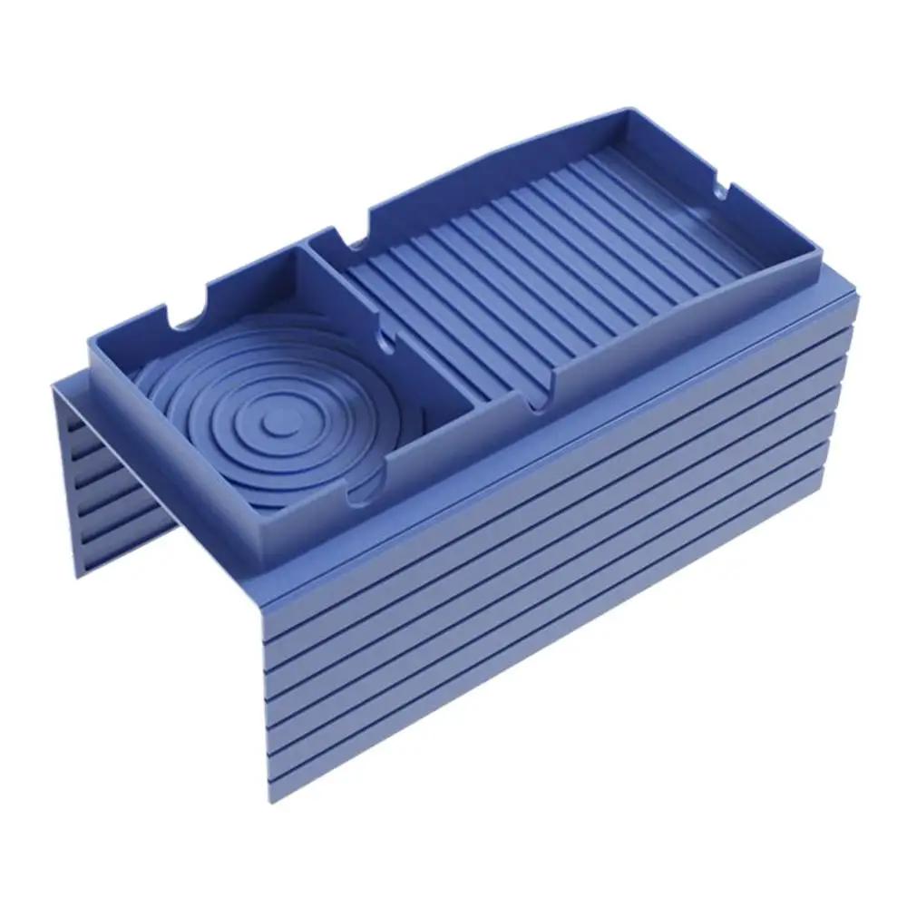 

Multifuction Sofa Cup Holder Tray Anti-Slip Armrest Sofa Tray Silicone Table For Home Organization Armrest For Bed RV Car