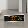 Night Light Digital Alarm Clock Electric Desk Clock with Indoor Temperature Loud Alarm Day of Week for Living Room