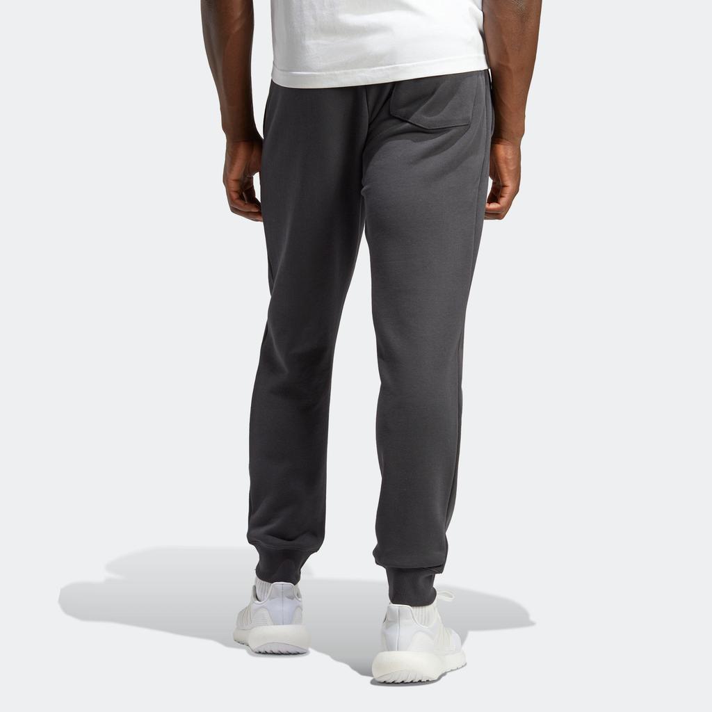 Adidas New Year Collection Letter Print Cuffed Casual Sports Pants Men Bottoms Carbon-Black HT6453