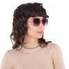 Garrett Leight Meadow Sun Waning Moon Gradient Square Ladies Sunglasses 4067 Sv Bar Wmng 56 Multi