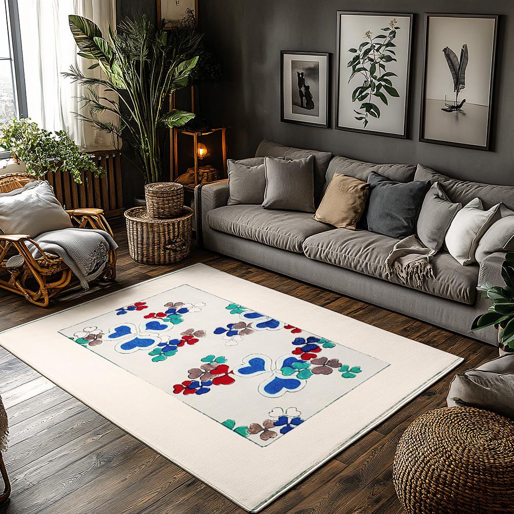 

Vintage Persian Style Area Rug Non Slip Floor Mat Living Room Carpet Home Decor Bohemian Throw Rug Entrance Door Mat 50cmx80cm