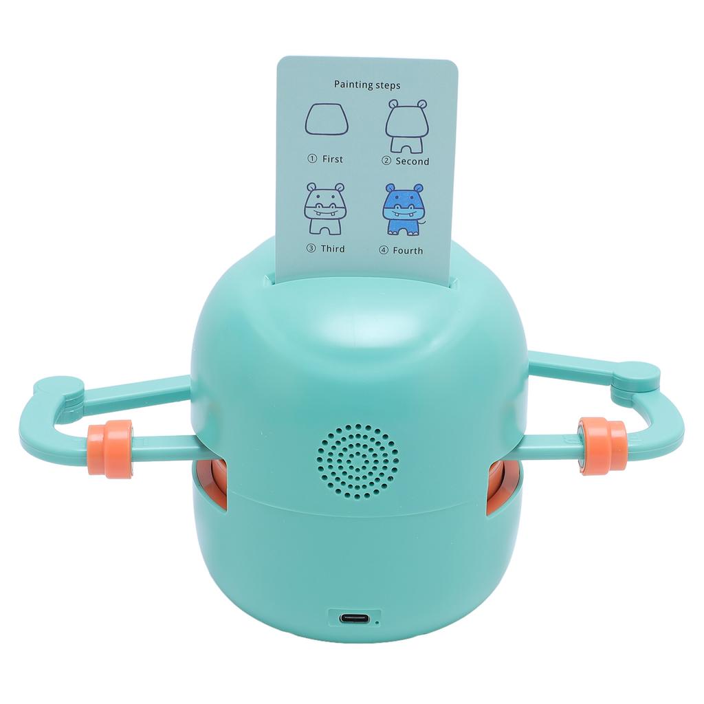 Smart Drawing Robot Children Art Enlightenment Interactive Early Educational Drawing Robot Automatic Drawing Toy For