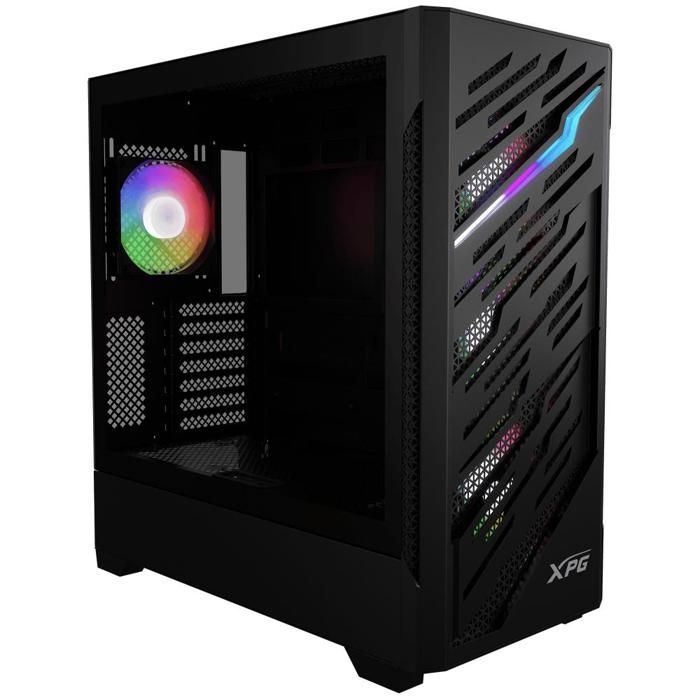 Boîtier PC - ADATA - Starker Air BTF - Noir - E-ATX - 4 Ventilateurs ARGB - Verre Trempé