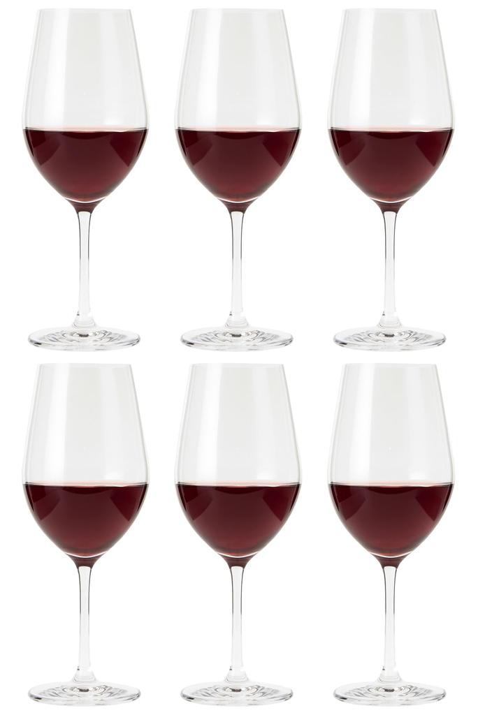 Toyo Sasaki Glass Wine Glass DIAMANT Wine 450ml Set of 6 Dishwasher Safe Unbreakable Good Design Award Glass Red Wine White Wine Thin Commercial Glass