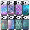 Mermaid Fish Scale Mobile Phone Case for IPhone 17 AIR 16pro Max 15 14 13 12 11 Bumper Cover