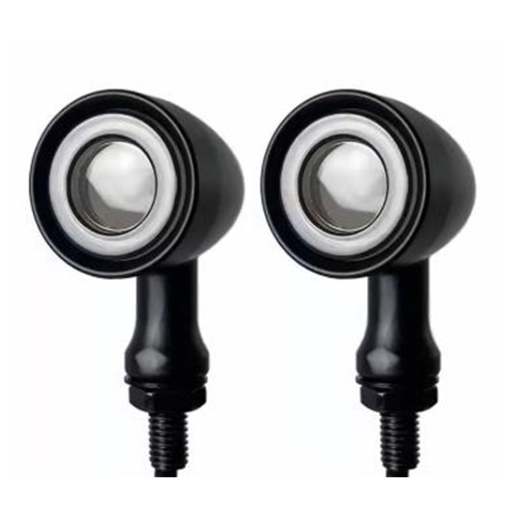 Tool Free Installation Motorcycle LED Turn Signals High Visibility Water Resistant Bright LED Turn Lights for Bikes