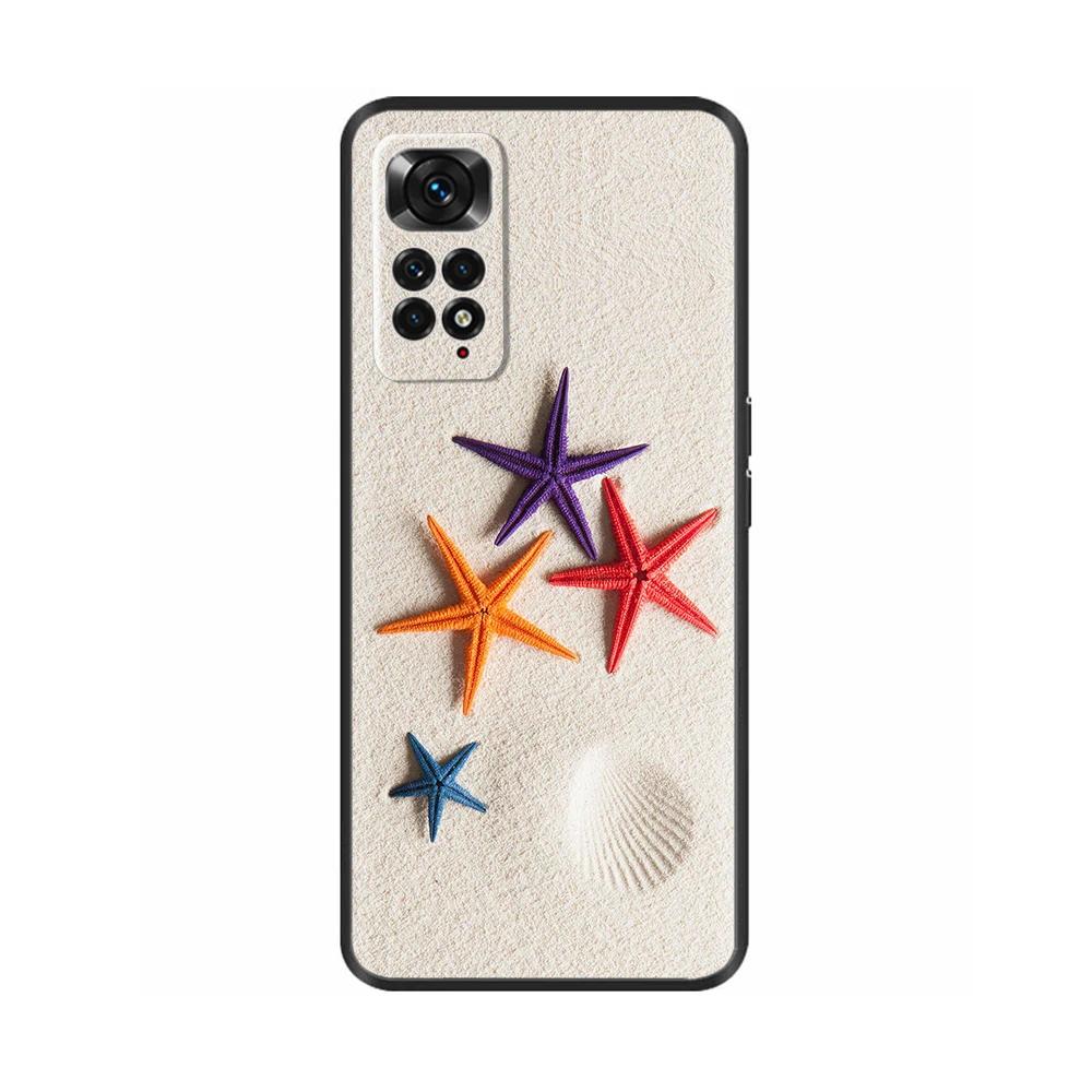 Hülle Für Xiaomi Redmi Note 11 11S Weiches Flüssigsilikon Cartoon Hülle Für Redmi Note11 Pro Plus Fundas Gemustert Vollschutz