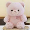 Plush Toy Bear Cute Stuffed Kids Sleep Comfort Chest Badge Ideal Gift Birthday