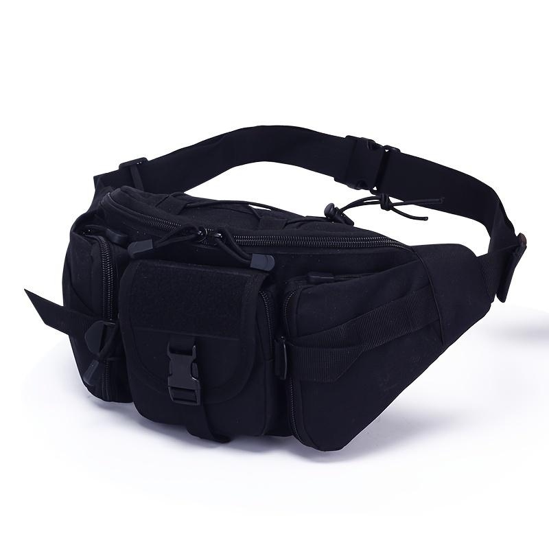 Outdoor Walking Large Capacity Sports Fanny Pack Tactical Waterproof Oxford Cloth Multi-functial Chest Bag Leisure Fanny Pack