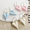1Pair Durable Heart Shape Heart Earrings Sweet Temperament Simply Design Fashion Jewelry Candy Trendy Ear Accessories For Women