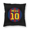 Football Messis Pillowcase Soft Fabric Cushion Cover Gift  Throw Pillow Case Cover Home Zippered Xcm