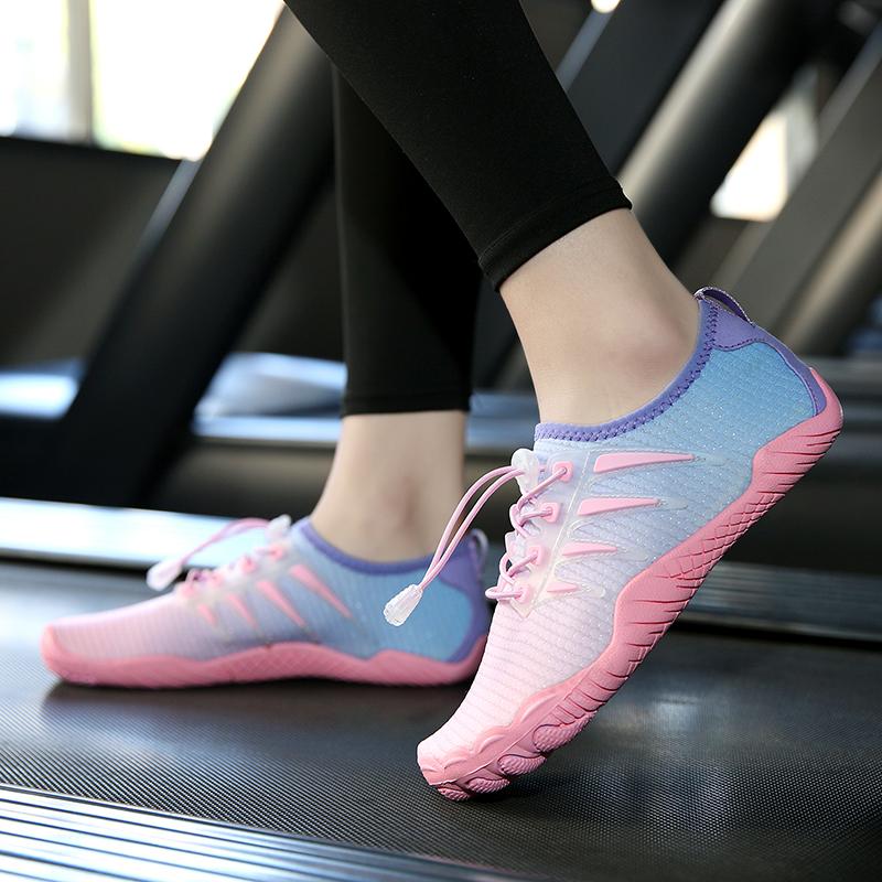 Indoor Fitness Shoes ******** Rope Shoes Shock Absorption Treadmill Shoes Training Squat Shoes Yoga Shoes