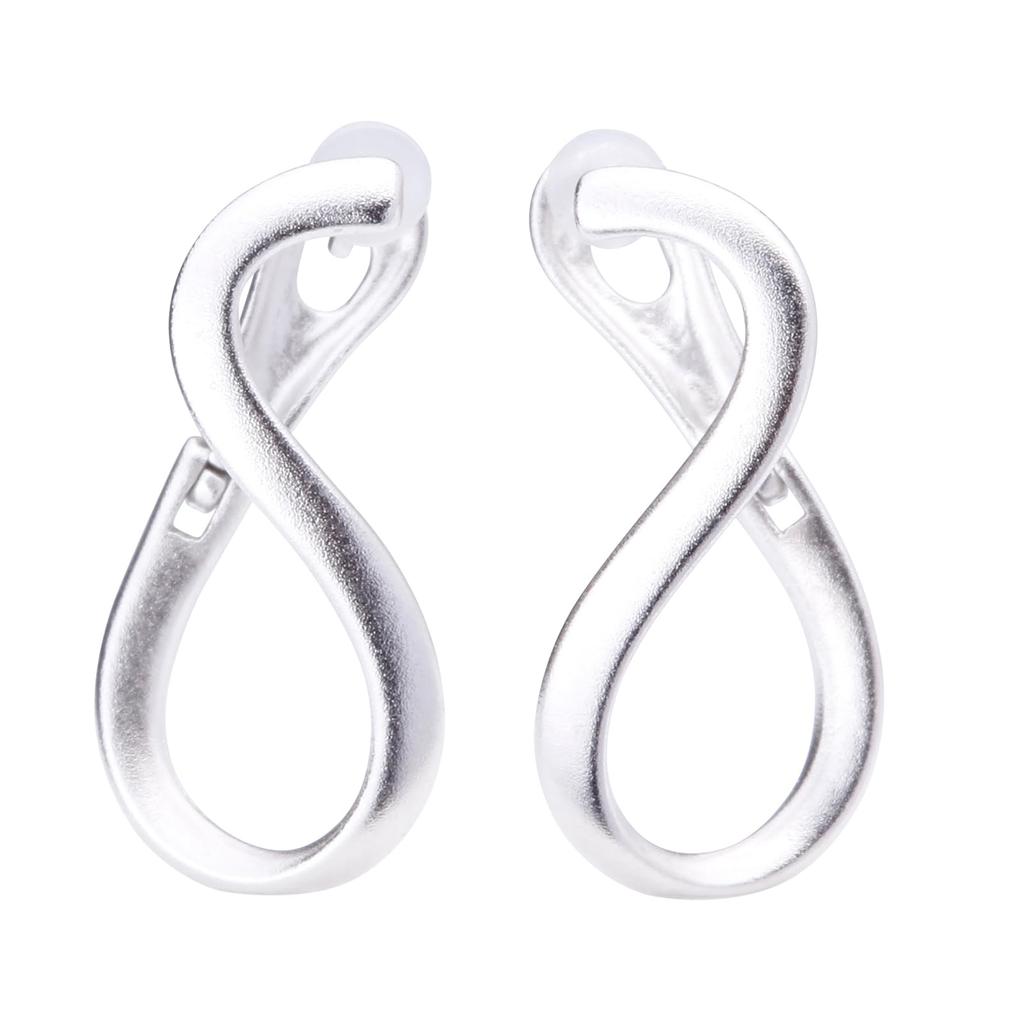 LOKUMI Made in Pt900 Hoop Platinum Earrings, Japan, Platinum, Post, Pt900, Hypoallergenic, Hoop, Twisted, Earrings, Catchless, One-touch, Post, Twist,