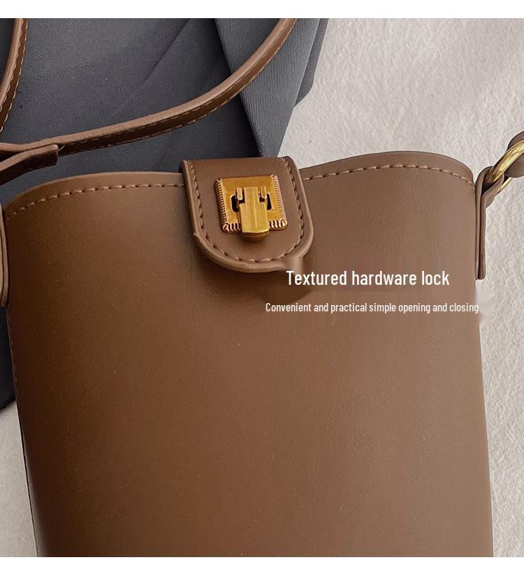 Damska Retro Matowa Torba Listonoszka - Casualowa Torba na Ramię Jesień/Zima