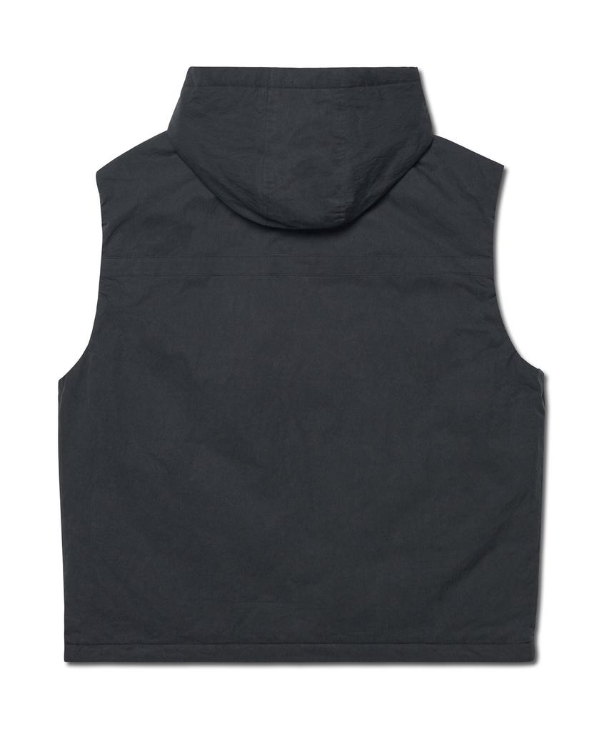 Nomanual Detachable Hooded Vest - Black