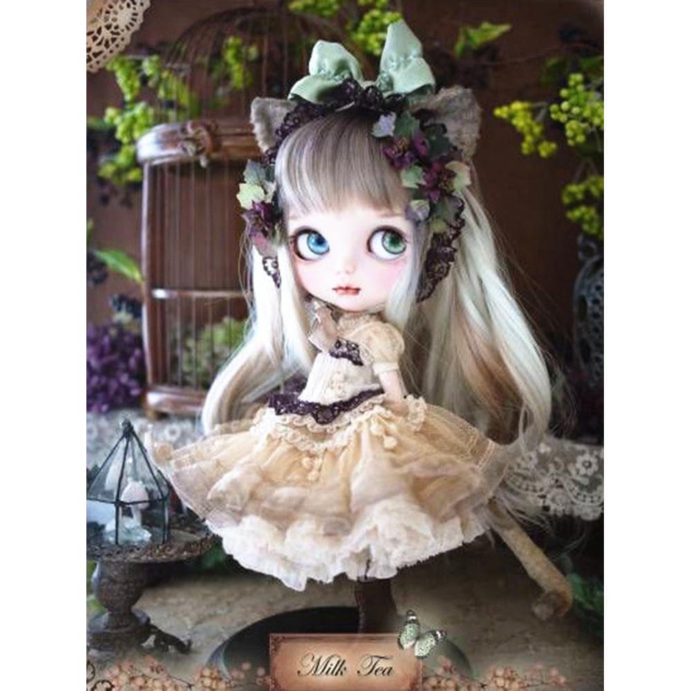 5D DIY Diamond Painting Full Drill Square Round Doll Elves Rhinestones Cross Stitch Diamond Embroidery Landscape Animal Mosaic Sale Home Decor