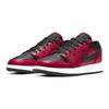 Jordan 1 Low Gym Red Black Pebbled GS 553560-605
