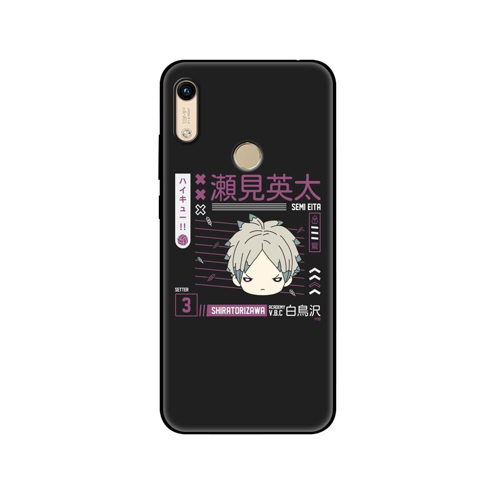 Black tpu Case For Huawei Honor 8a Prime 8s Prime 9 Lite honor 9A 9C 9X Premium 9x Pro 9S Case Cover  Miya Atsumu Haikyuu